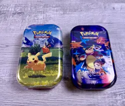 Pokemon TCG Ascended Heroes Mini Tin Pikachu & Kangaskhan Mega Evolution Heroes - Image 1