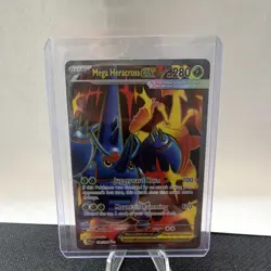 Pokemon TCG Mega Heracross ex 108/094 Phantasmal Flames Ultra Rare Holo 280HP - Image 1