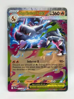 Pokemon Mega Charizard X ex 13/130 Phantasmal Flames Double Rare Holo NM - Image 1