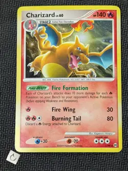 Charizard Lv.60 1/99 - Platinum Arceus Cosmos Holo Rare Pokemon TCG LP VLP - Image 1