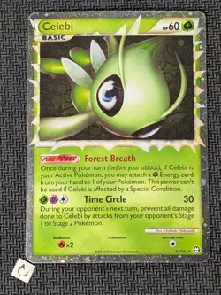 Celebi (Prime) 92/102 - Triumphant Ultra Rare Holo Pokemon TCG MP - Image 1