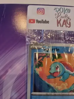 SV: 151 Squirtle Reverse holo Pokemon Center Stamped Promo Sealed 007/165 #3 - Image 2