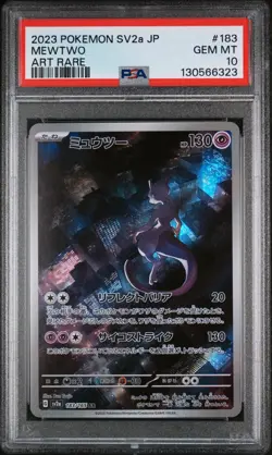2023 Pokemon Scarlet Violet 151 Jap Art Rare Mewtwo #183 PSA 10 - Image 1