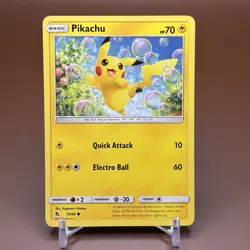 Pikachu 19/68 Hidden Fates Common Normal Pokemon TCG NM - Image 1