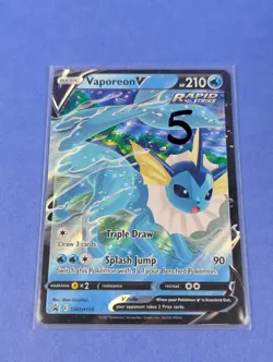 Vaporeon V - SWSH150 - Promo Holo Sword & Shield Promos - Pokemon - LP - Image 3