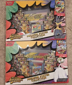 IN HAND Set of 2 SEALED Pokemon Ascended Heroes Premium Poster Collection - Image 1