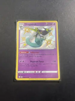 Pokemon - Shining Fates - Dragapult SV062/SV122 - Shiny Holo Rare Mint - Image 1