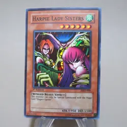 Yu-Gi-Oh Harpie Lady Sisters MRD-009 Super Rare 1st Edition Asian English k767 - Image 3