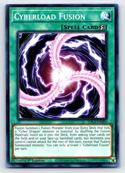 Cyberload Fusion (Purple) Ultra Rare Legendary Duelists: Season 2 LDS2-EN035 LP - Image 1