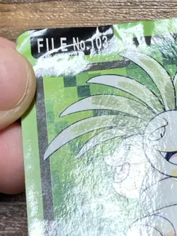 Pokemon Carddass Card Exeggutor File No.103 Bandai Pocket Monsters 1997 - Image 3