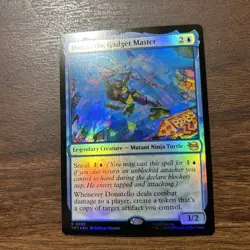 Donatello, Gadget Master #35 (Foil) (NM) TMT Magic MTG - Image 1