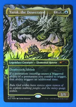 MTG Yarok, the Desecrated FOIL Secret Lair Encyclopedia of Magic NM 0025 MYTHIC - Image 1