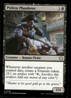 1x Pitiless Plunderer - Commander: The Lost Caverns of Ixalan - NM - MTG - Image 1