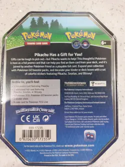 Pokemon GO Pikachu Tin – Factory Sealed 2022 TCG Collector’s Item w/ Promo Card - Image 3
