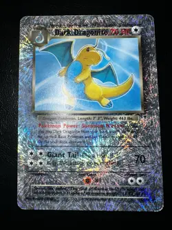Pokemon Dark Dragonite 5/110 Reverse Holo Foil Legendary Collection WOTC - Image 1