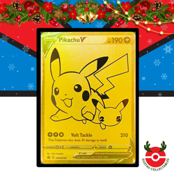 Pikachu V | SWSH145 | NM |Celebrations Black Star Promo Gold|Pokemon TCG|English - Image 1