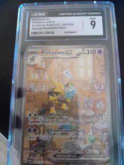 ALAKAZAM EX 2023 POKEMON SCARLET & VIOLET 151 -201/165 SPECIAL ILLUSTRATION RARE - Image 1