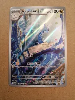 Dragonair 181/165 - Scarlet Violet 151 Illustration Rare English Pokemon NM - Image 1