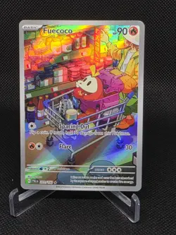 Pokemon TCG - Fuecoco 201/193 - Sv02: Paldea Evolved - Illustration Rare - Image 1