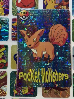 Pokemon Vintage Pocket Monsters Vending HOLO Prism Sticker 1999 Bandai Nintendo - Image 2
