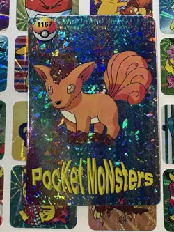 Pokemon Vintage Pocket Monsters Vending HOLO Prism Sticker 1999 Bandai Nintendo - Image 4