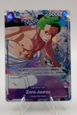 Zoro-Juurou Treasure Rare TR One Piece ST18-004 Emperors in the New World - Image 1