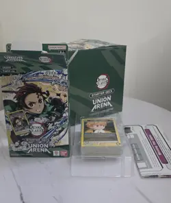 Opened Demon Slayer Union Arena Starter Deck + Box UE05ST Pack Fresh No AltArt - Image 1
