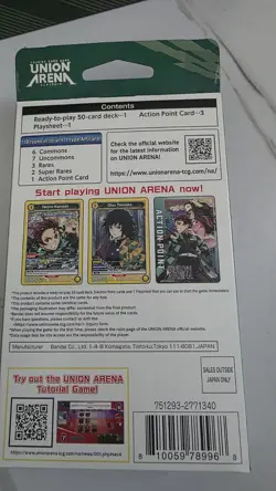 Opened Demon Slayer Union Arena Starter Deck + Box UE05ST Pack Fresh No AltArt - Image 5