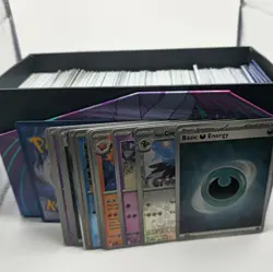 ETB Pokemon TCG Bulk Box 500+ Cards, Random Sets Will Have 2 V/Ex Or Better HNH - Image 1