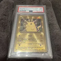 2021 POKEMON CELEBRATIONS ULTRA-PREM COLL #58 PIKACHU PSA 9 - Image 1