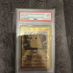 2021 POKEMON CELEBRATIONS ULTRA-PREM COLL #58 PIKACHU PSA 9 - Image 2