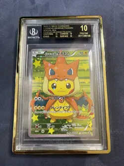 Pokemon Poncho Pikachu Charizard 208/XY-P BGS 10 Black Label *READ DESCRIPTION* - Image 1