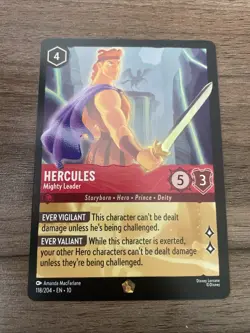 Hercules - Mighty Leader 118/204 Whispers in the Well Regular Disney Lorcana TCG - Image 1