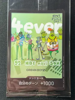 [Sealed] DON !! Card ONE PIECE Japanese GRE4N BOYZ Promo ONE PIECE DAY 24 Day 1 - Image 4