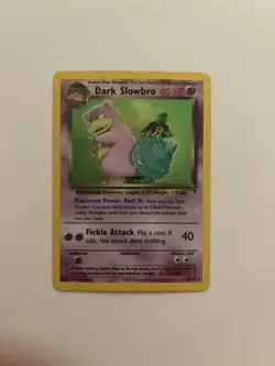 Pokemon Card Dark Slowbro 8/110 Holo Rare Legendary Collection Original WOTC - Image 1