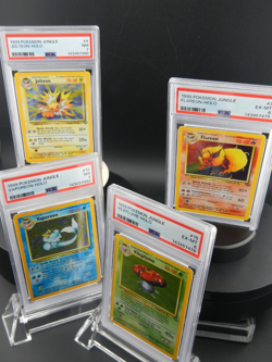 1999 POKEMON JUNGLE FLAREON/JOLTEON/VAPOREAN/VILEPLUME HOLO PSA GRADED CARDS! - Image 1