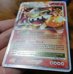 Heatran LV.X 97/100 Stormfront Holo Pokemon Card VLP - Image 5