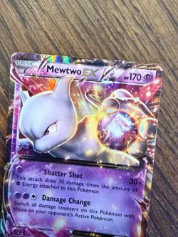 MP Mewtwo EX XY107 XY Holo Pokemon Card 2016 Pokemon Black Star Promo - Image 2