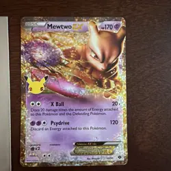 Mewtwo EX 54/99 Celebrations Classic Collection Pokemon Card TCG Holo NM - Image 1