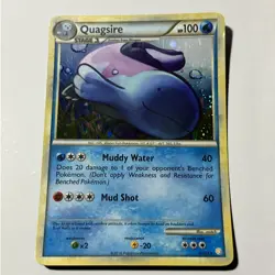 Pokemon Card - Quagsire HeartGold SoulSilver 9/123 Holo Rare HP - Image 4