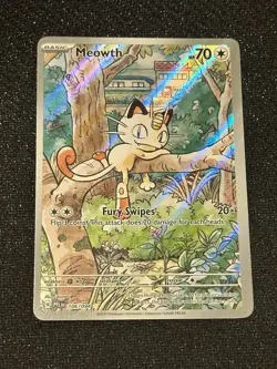 Meowth 106/094 Phantasmal Flames English Pokemon Card TCG - Image 1