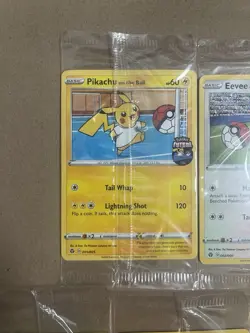 Complete Set 5x Promo On The Ball Futsal Football Pokemon Cards /005 SEALED - Image 2