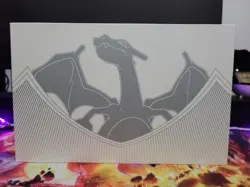 Pokemon Charizard Ultra Premium Collection Sword and Shield Box and card sleeves - Image 1