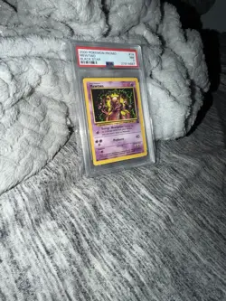 2000 POKEMON Promo Card #14 MEWTWO Black Star PSA 7 Near Mint Condition - Image 1