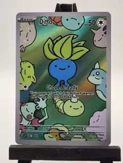 After Skool Hobby Pokemon S2 Genetic Mystery 20 Oddish Ditto Card NM-Mint - Image 1