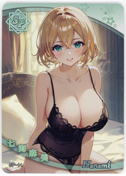 ❤MAMI NANAMI - Goddess Story Anime Waifu Doujin Card - BOBO SUGAR 2 - SP-14 - Image 1