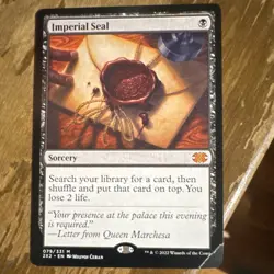 Wizards of the Coast Imperial Seal Double Masters 2022 Sorcery Black - Image 1