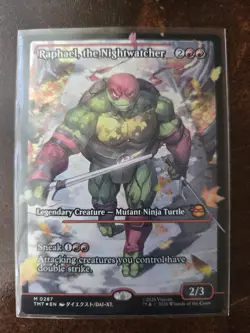 Raphael, the Nightwatcher (Showcase) (Foil) Teenage Mutant Ninja Turtle - Image 1
