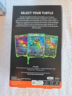 🔥MTG Commander Deck "Turtle Power" Teenage Mutant Ninja Turtles TMT Sealed 🐢 - Image 2