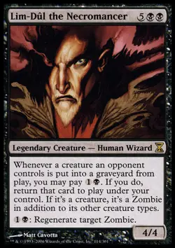 1 x Lim-Dul the Necromancer - Time Spiral - Light Play - MTG - Image 1